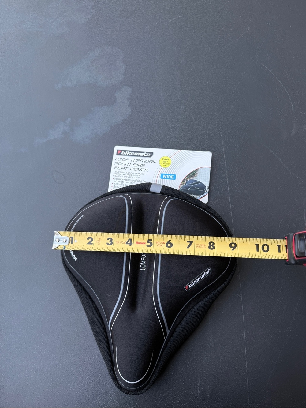 Bike mate-Bike Seat Cushion Saddle Cover - Black Comfort Zone -NEW, never used. - Picture 7 of 7